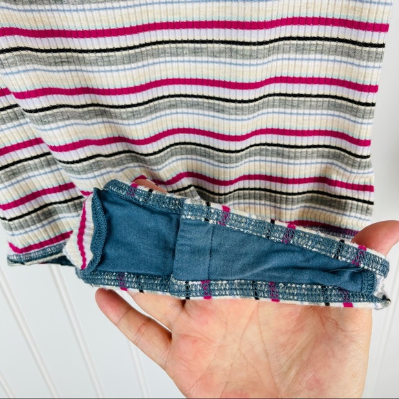 Intimately Free People Put A Stripe On It Bodysuit Size XS - Picture 8 of 9